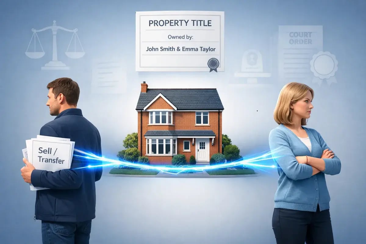  Property dispute over a British house 