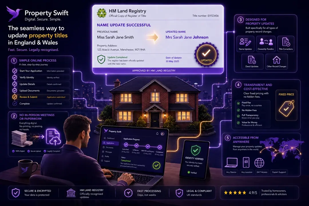 Choose Property Swift for Your Change of Name